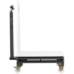 Plošinová váha - cejchovaná - 500 g (0–1 500 kg) / 1 kg (1 500–2 000 kg) - plocha na vážení 1 200 x 1 200 mm - mobilní