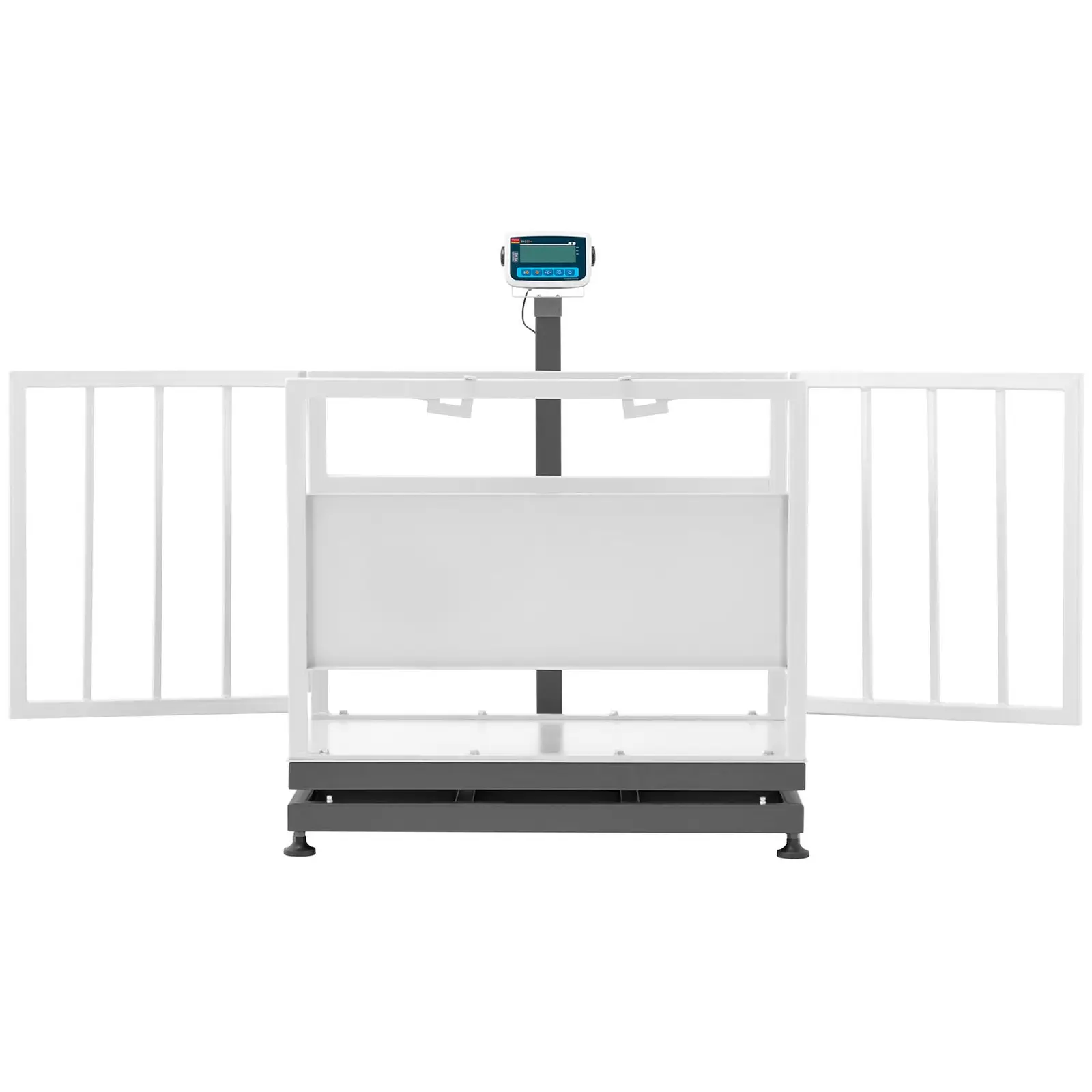Veterinary Scale - calibrated - 300 kg / 100 g - animal-friendly with fence - LCD