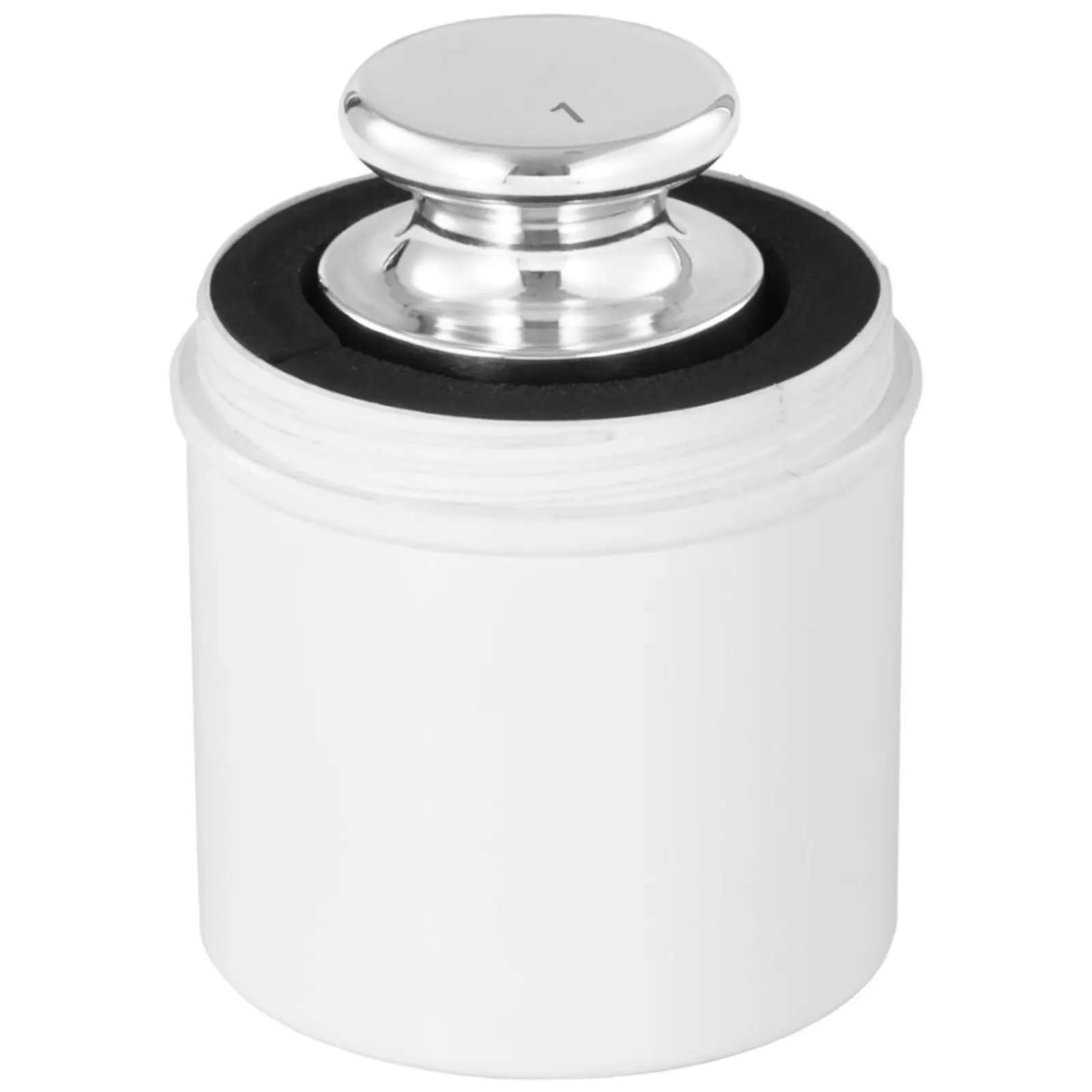 Poids étalon - 1 kg - Acier inoxydable - OIML F1 (Poids: 1 kg)
