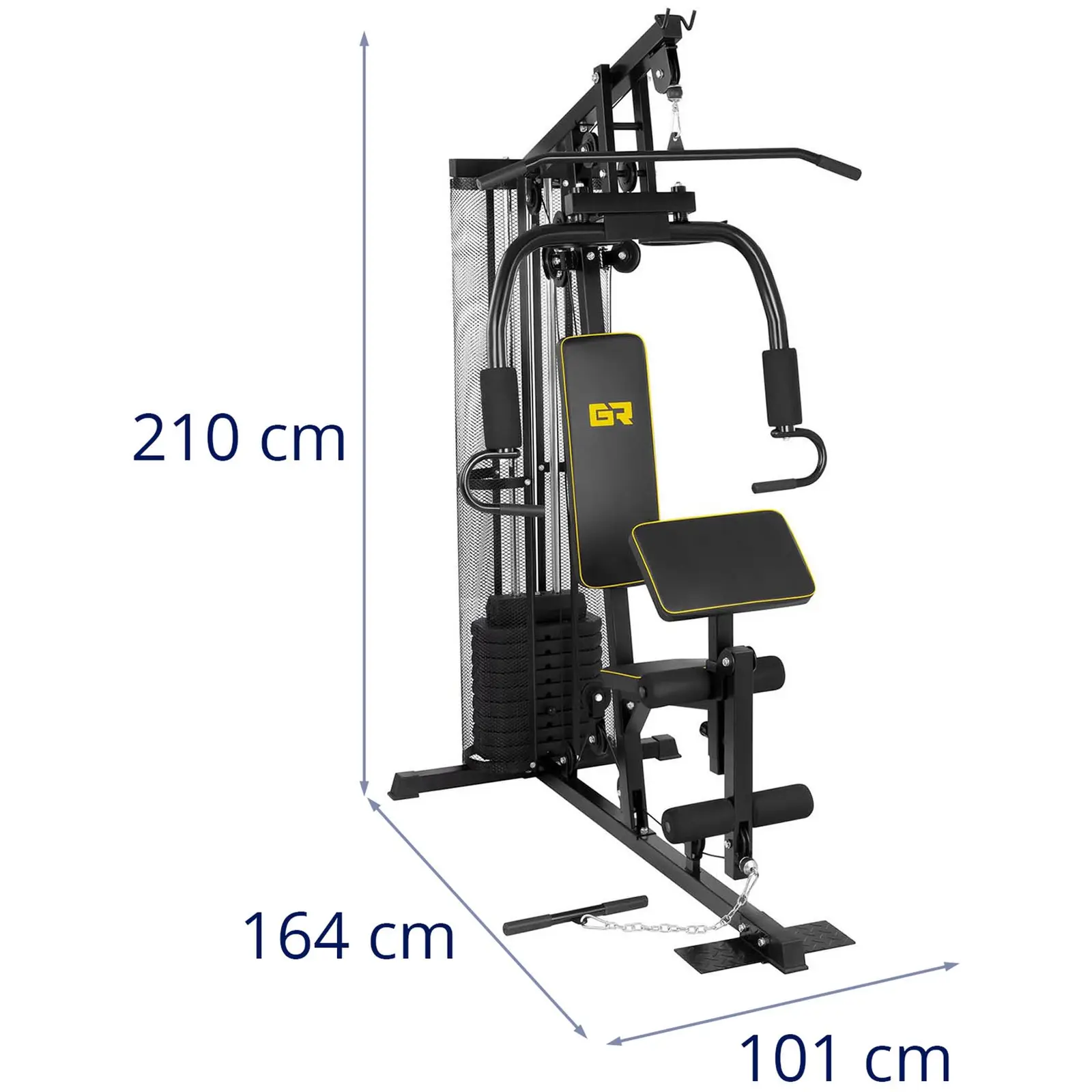 Máquina de musculação Atlas - doméstica - 120 kg