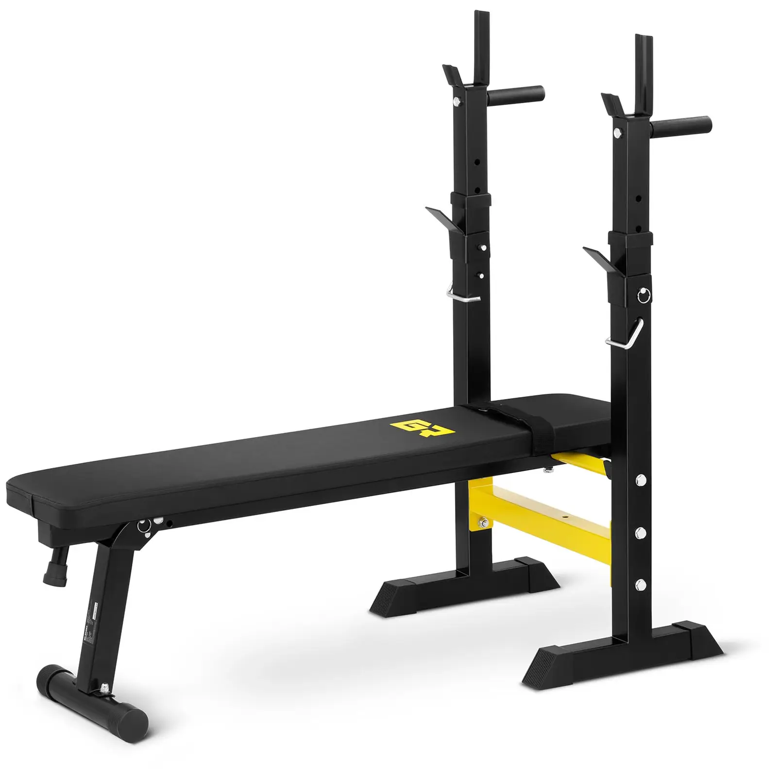 Gymrex GR-TB 55 Banco de entrenamiento para fitness Banco plano para hacer  ejercicio (hasta 150 kg con unas dimensiones de 1110 x 285 mm)