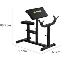 Ławka do ćwiczeń bicepsów - 220 kg