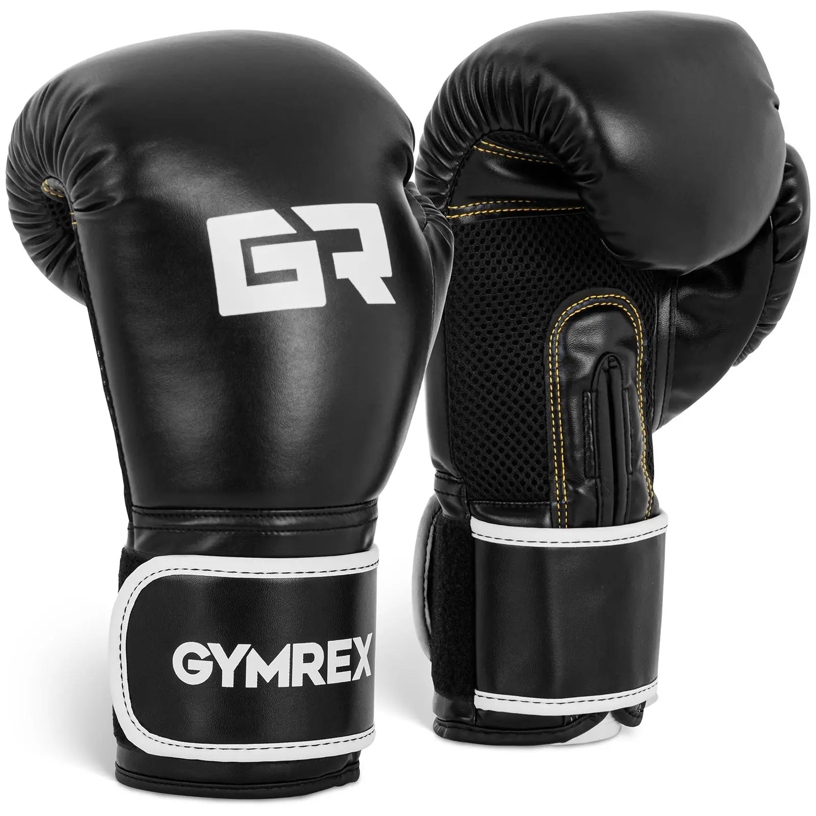 Gants de boxe - 14 oz - Paume Mesh - Noirs