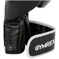 Boxing Gloves - 16 oz - interior mesh - black