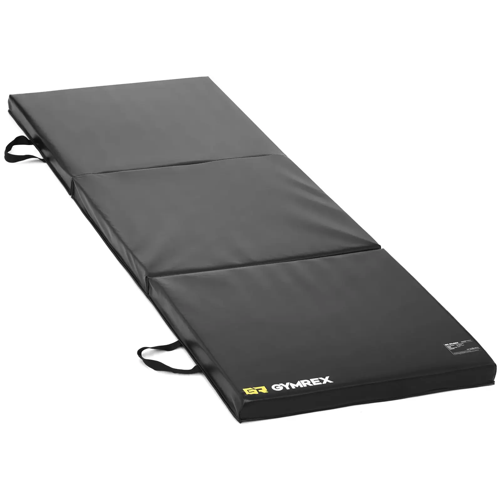 Matelas de gym pliable - Noir - 180 x 60 x 5 cm