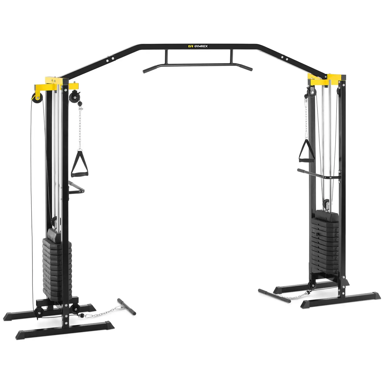 Kabelový crossover kladkostroj 150 kg 24 x 6,8 kg - Posilovací věže Gymrex