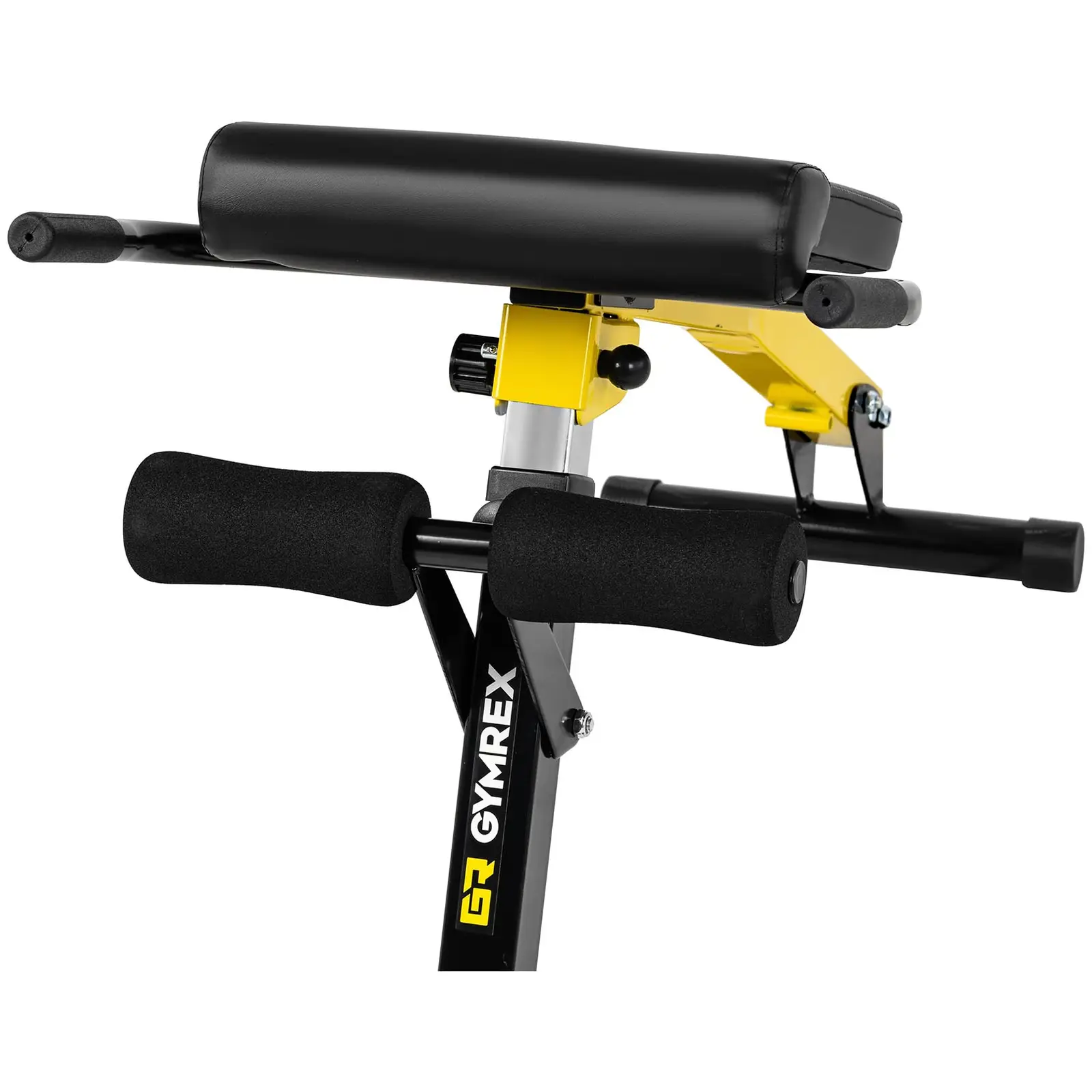 Posilovací lavice na záda - nastavitelná - skládací - 130 kg (Materiál: Ocel)