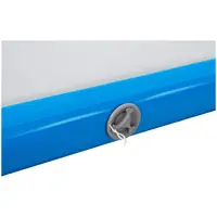 Inflatable Gym Mat - 300 x 100 x 10 cm - 150 kg - blue/grey