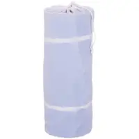 Aufblasbare Turnmatte - 300 x 100 x 20 cm - 150 kg - blau/weiß