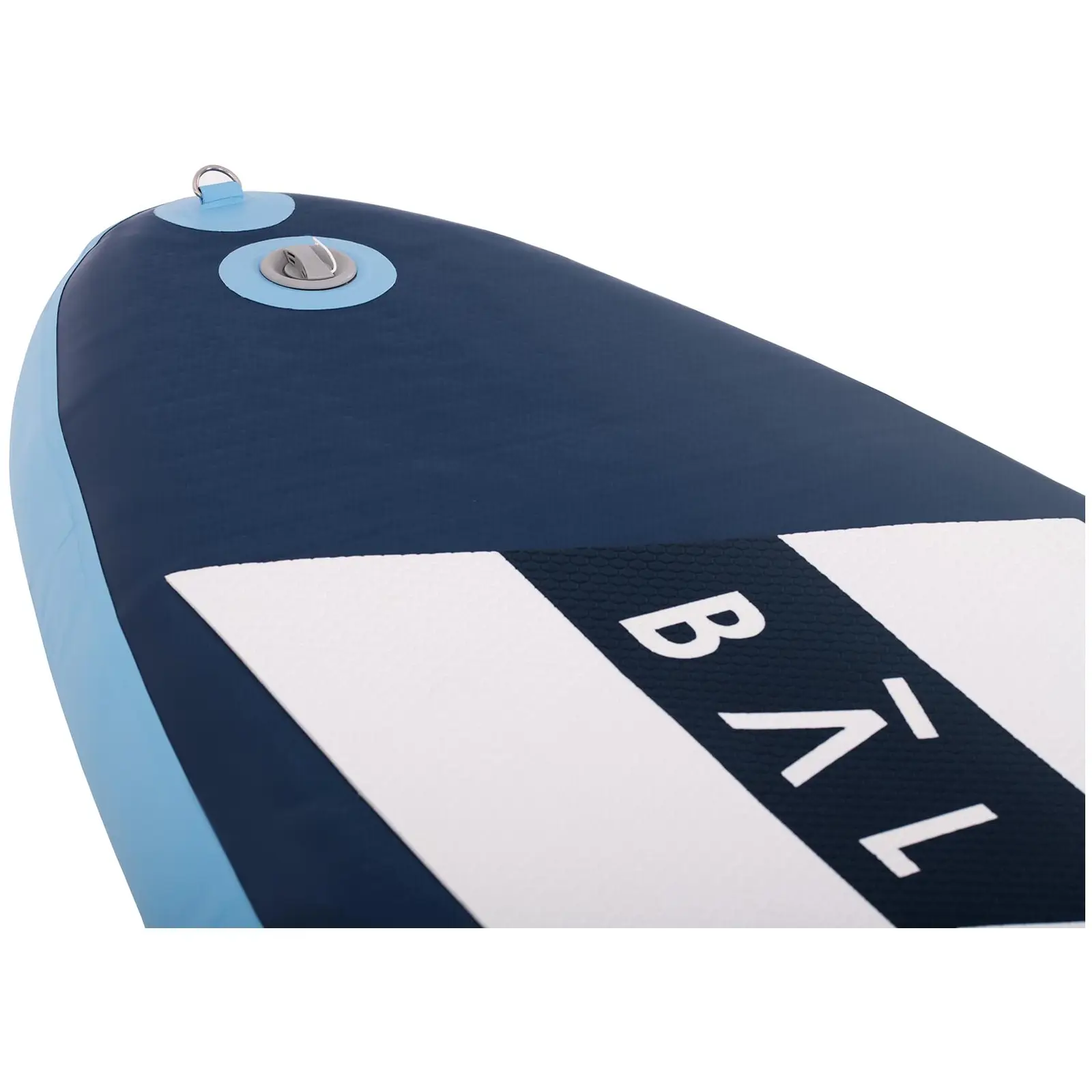 Stand up paddle gonflable - 135 kg - Bleu pâle/bleu marin - Kit incluant pagaie et accessoires
