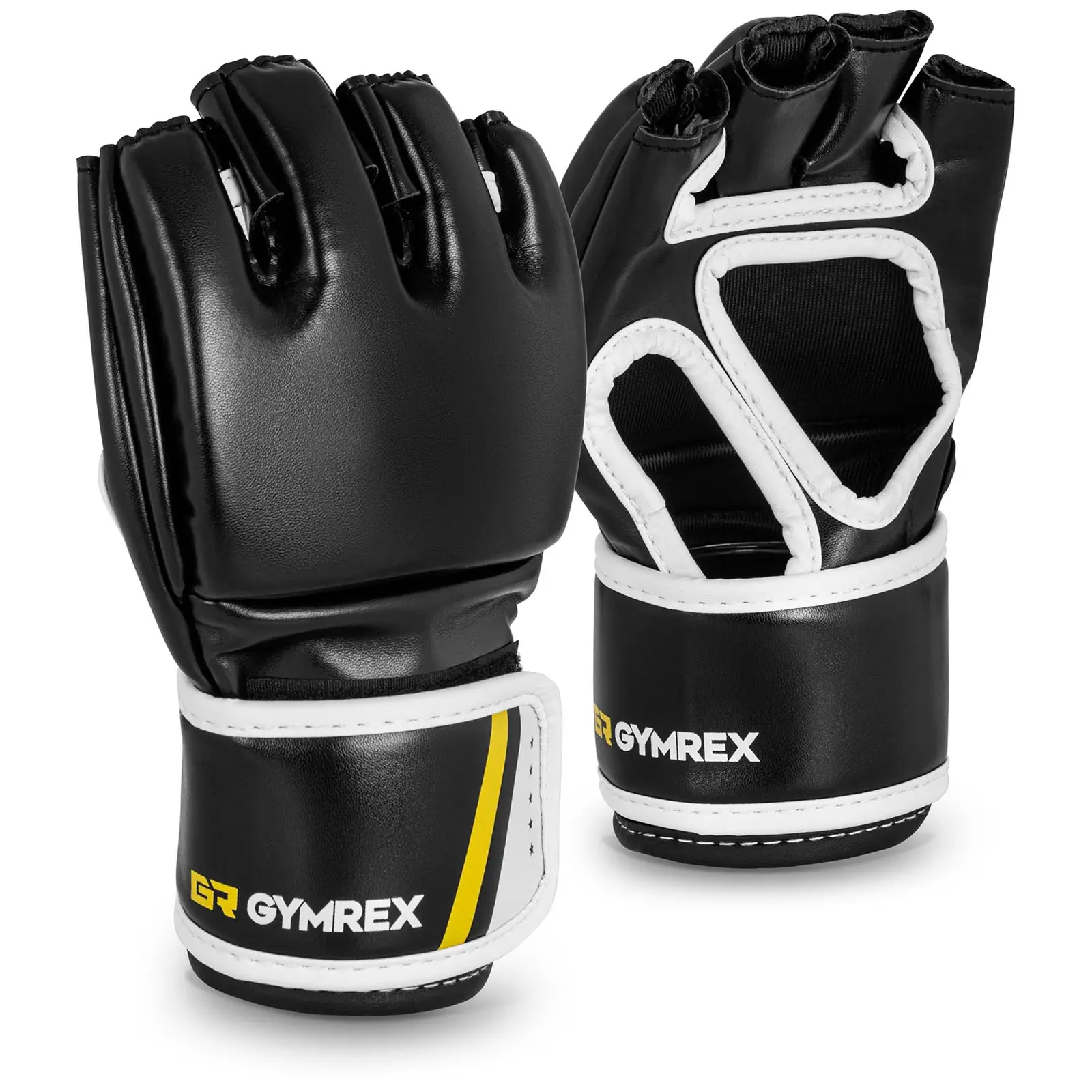 MMA kesztyű - L/XL méret - fekete - hüvelykujj nélkül