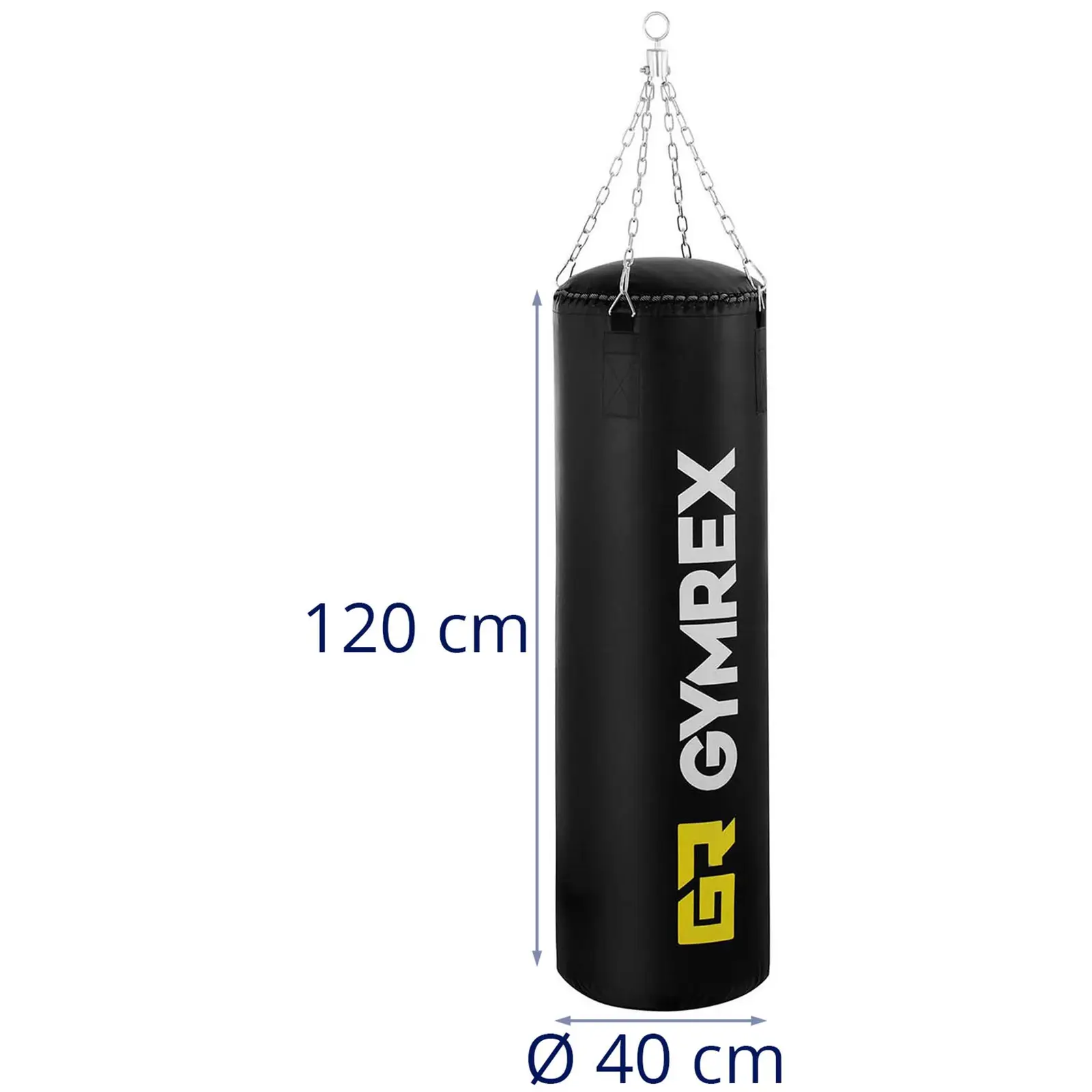 Boxovací pytel - 27,75 kg - Ø 40 x 120 cm (Rozměry (DxŠxV): 120 x 40 x 40 cm)