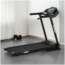 Treadmill - folding - 1,200 W - 1 to 12 km/h - 120 kg - 3 incline levels