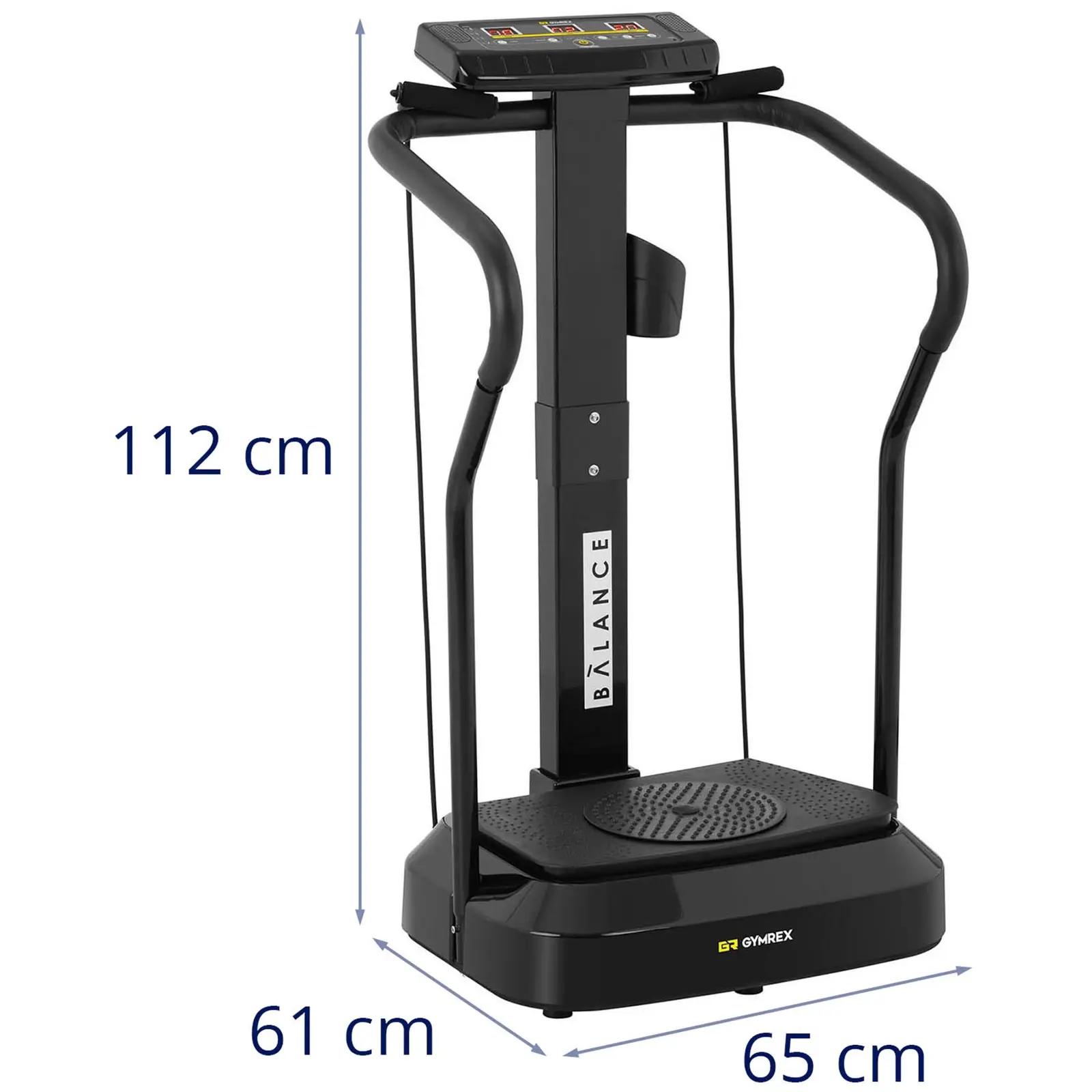 Plataforma vibratória - 49,5 x 30 cm - até 120 kg - função twister