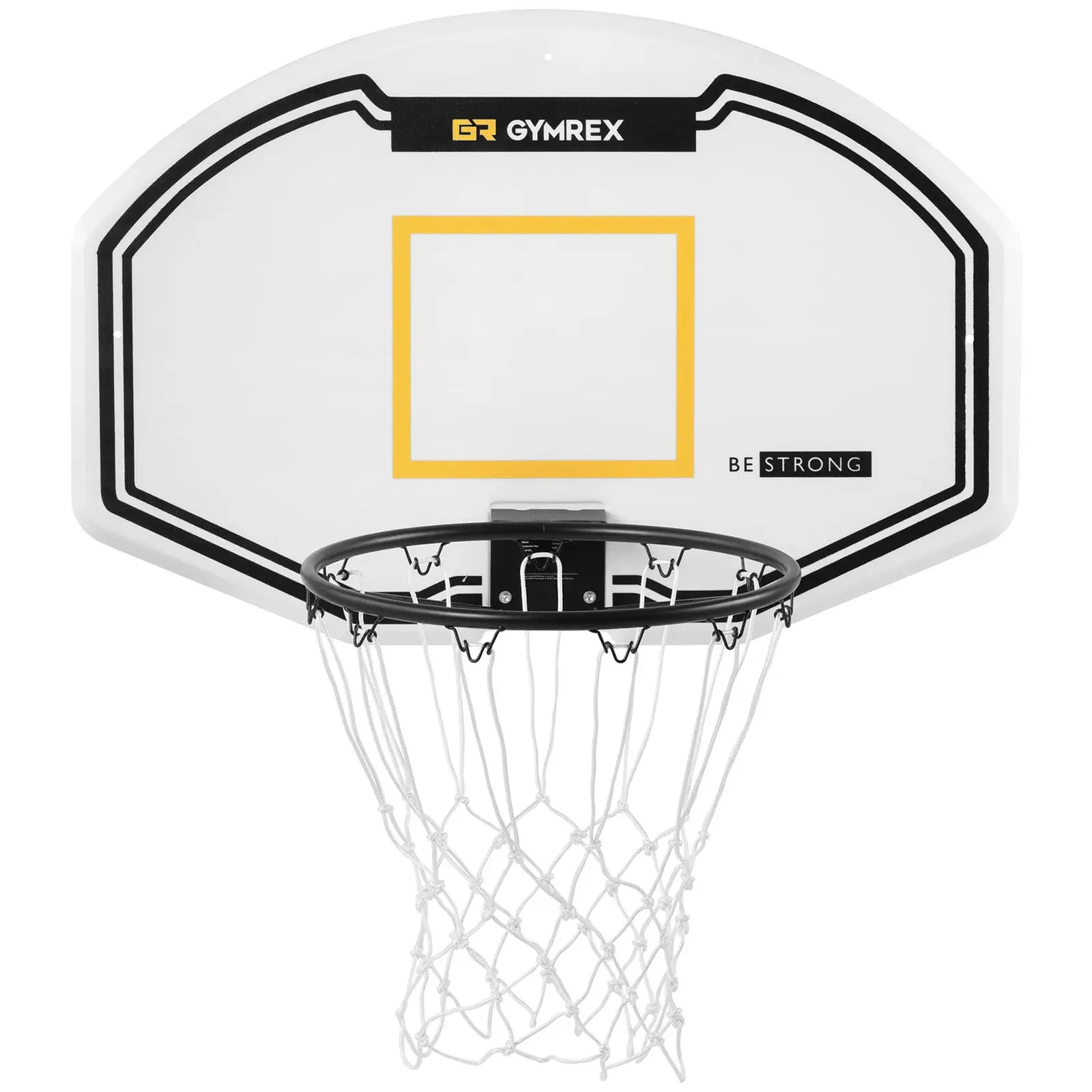 Panier de basketball - 91 x 61 cm - Diamètre de l'arceau 42,5 cm