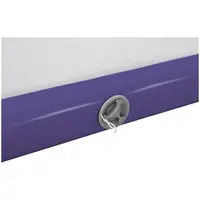 Nafukovací žíněnka - 300 x 100 x 10 cm - 150 kg - šedá/fialová