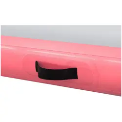 Inflatable Gym Mat - 300 x 100 x 10 cm - 150 kg - grey/pink