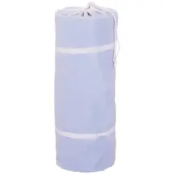Colchoneta de gimnasia - 600 x 100 x 10 cm - 210 kg - azul/blanco