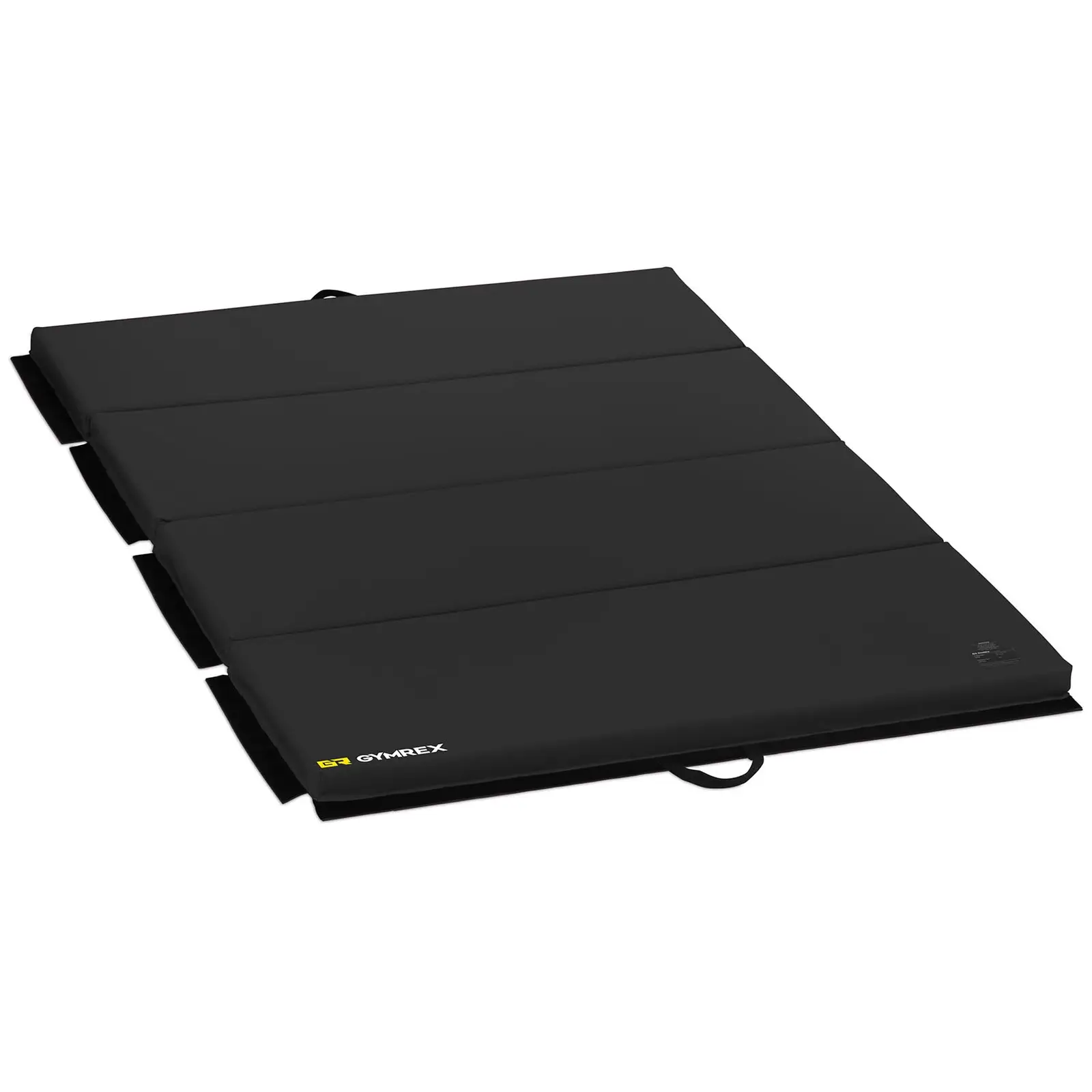 Gimnastička strunjača - 200 x 120 x 5 cm - sklopiva - Crno - nosivost do 170 kg