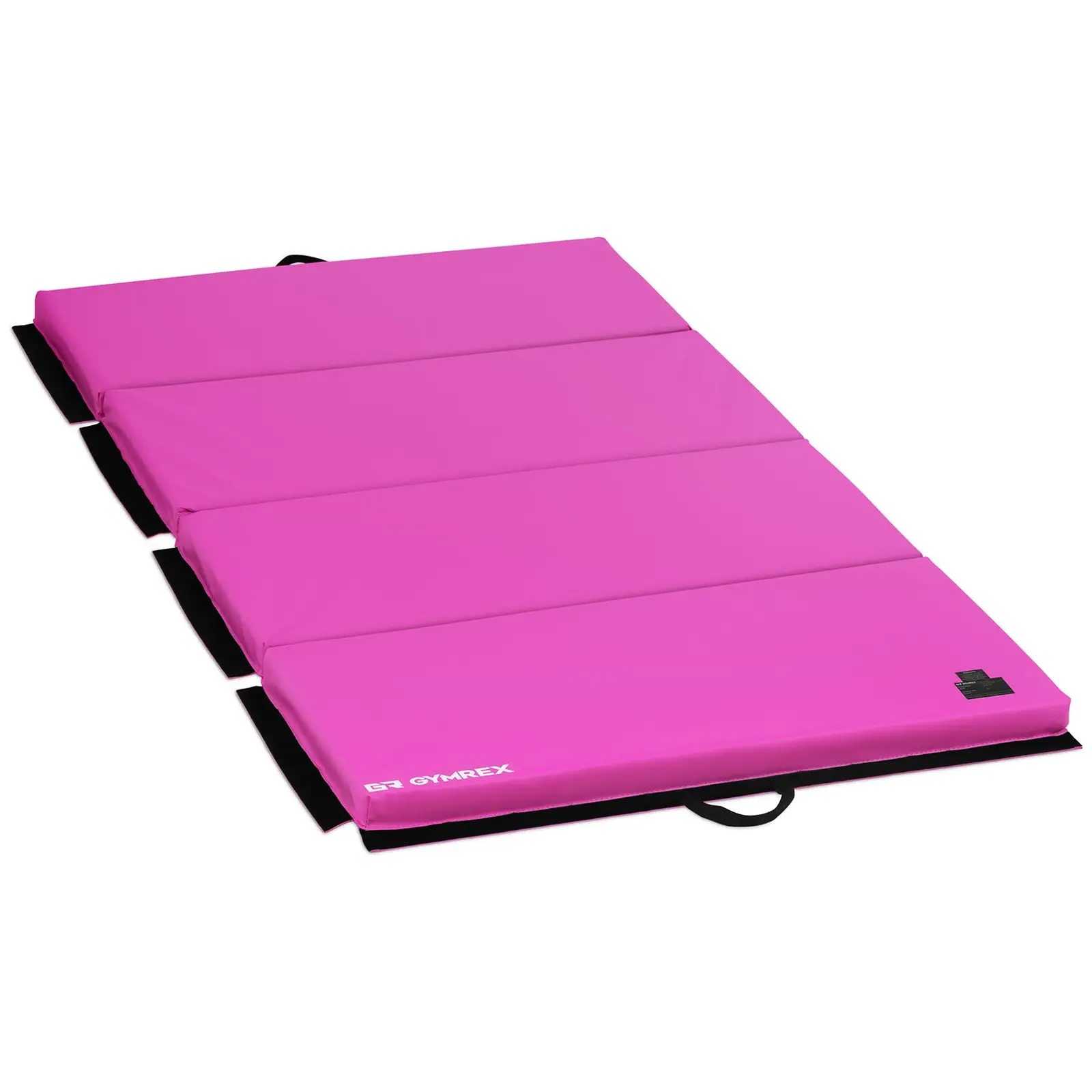 Tappetino fitness - 200 x 100 x 5 cm - Pieghevole -Pink/Pink  - Fino a 170 kg