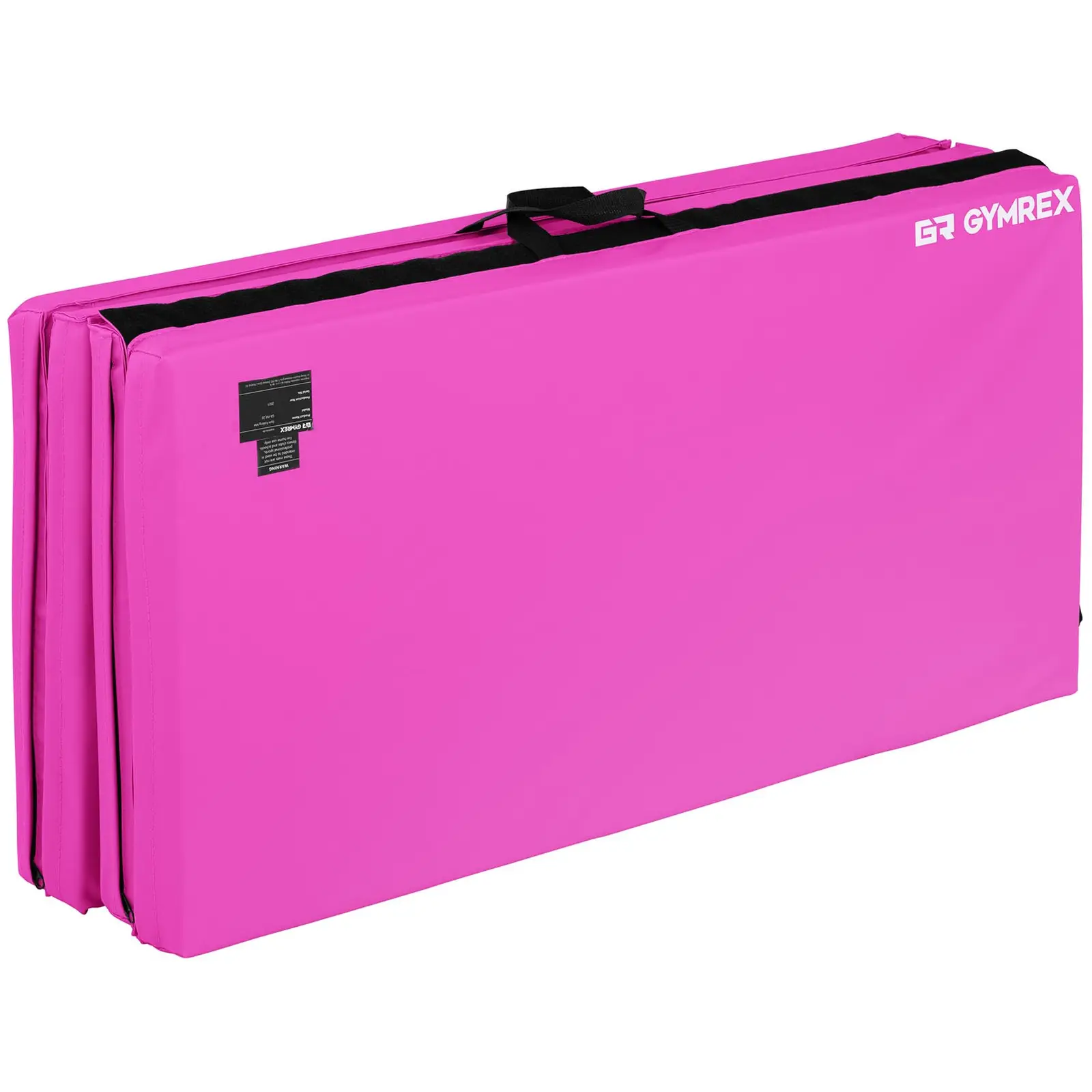 Skládací žíněnka - 200 x 100 x 5 cm - skládací - Pink/Pink - nosnost do 170kg (Tloušťka matrace: 50 mm)
