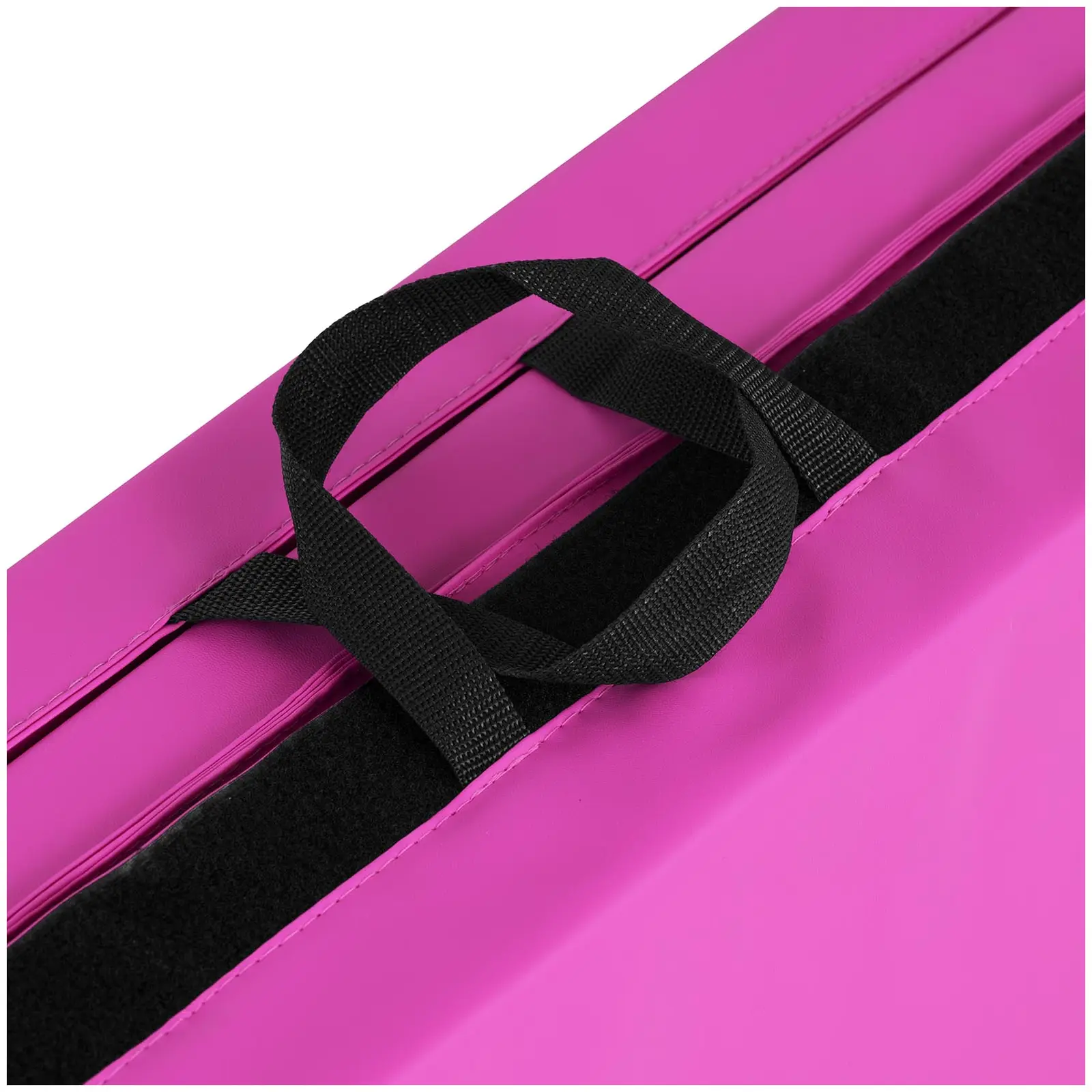 Skládací žíněnka - 200 x 100 x 5 cm - skládací - Pink/Pink - nosnost do 170kg (Materiál: Plast PU)