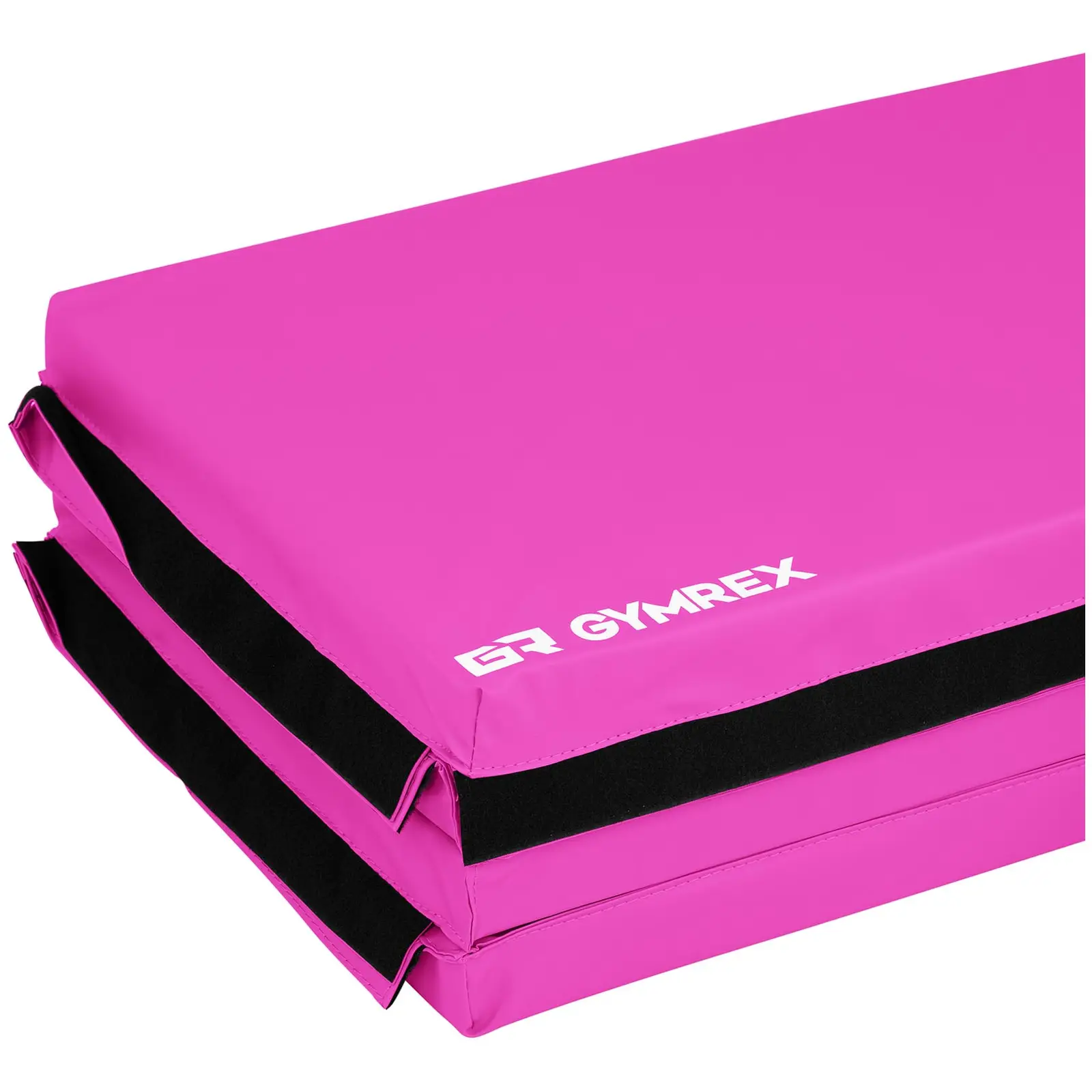 Skládací žíněnka - 200 x 100 x 5 cm - skládací - Pink/Pink - nosnost do 170kg (Rozměry [cm]: L200 x W100 x H5)
