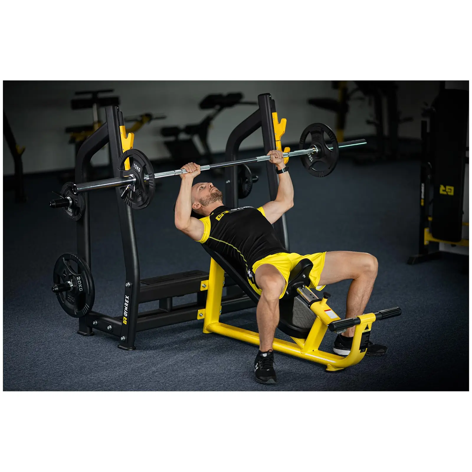 Šikmá posilovací lavice - 135 kg - 300 x 230 mm (Max. hmotnost: 135 kg)