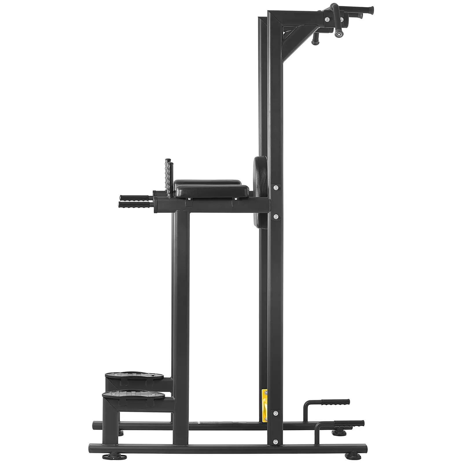 Posilovací lavice pro procvičení lýtek v sedě - 135 kg (Rozpětí držáku na dipy: 50 cm)