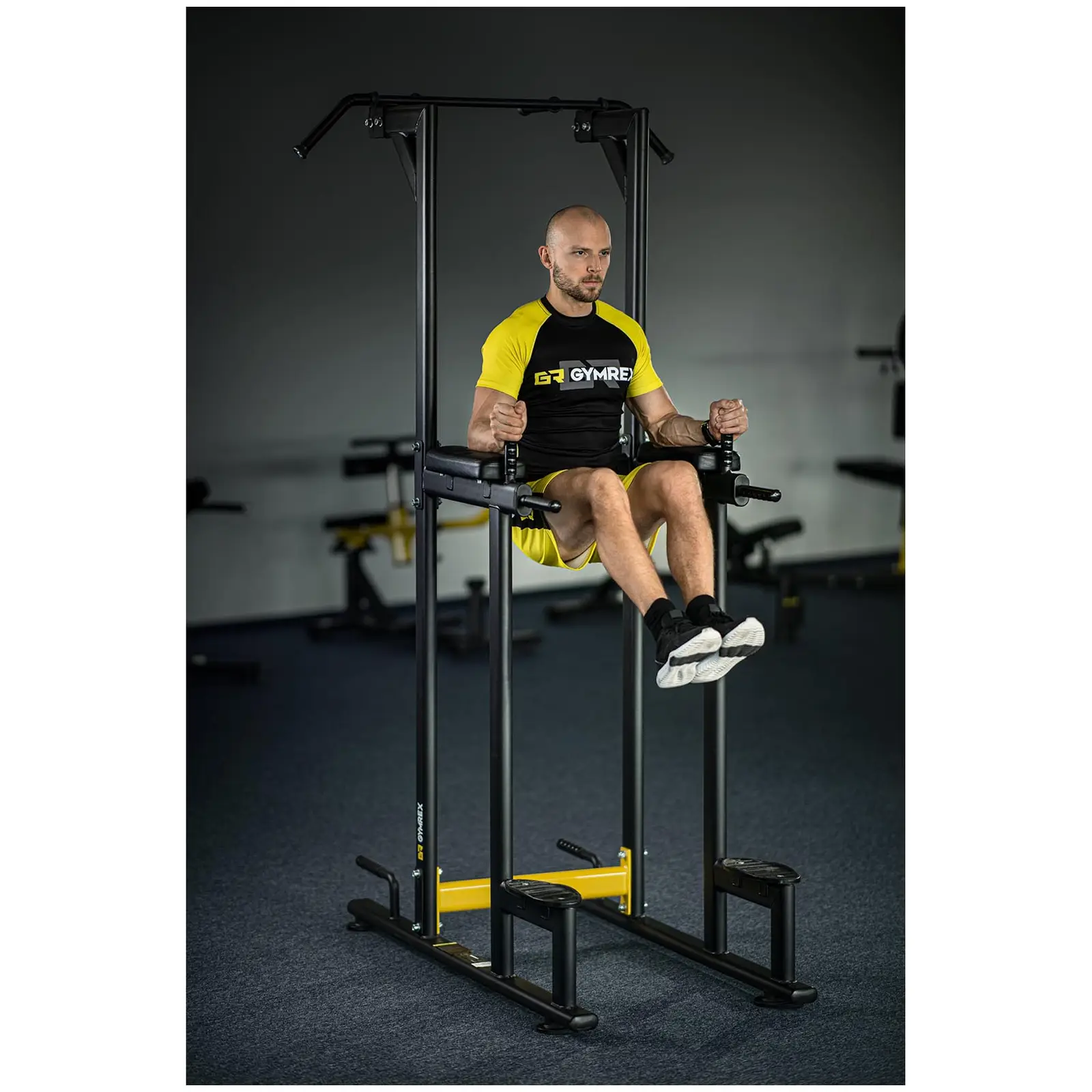 Posilovací lavice pro procvičení lýtek v sedě - 135 kg (Široká zdvihová stanice: 65 cm)