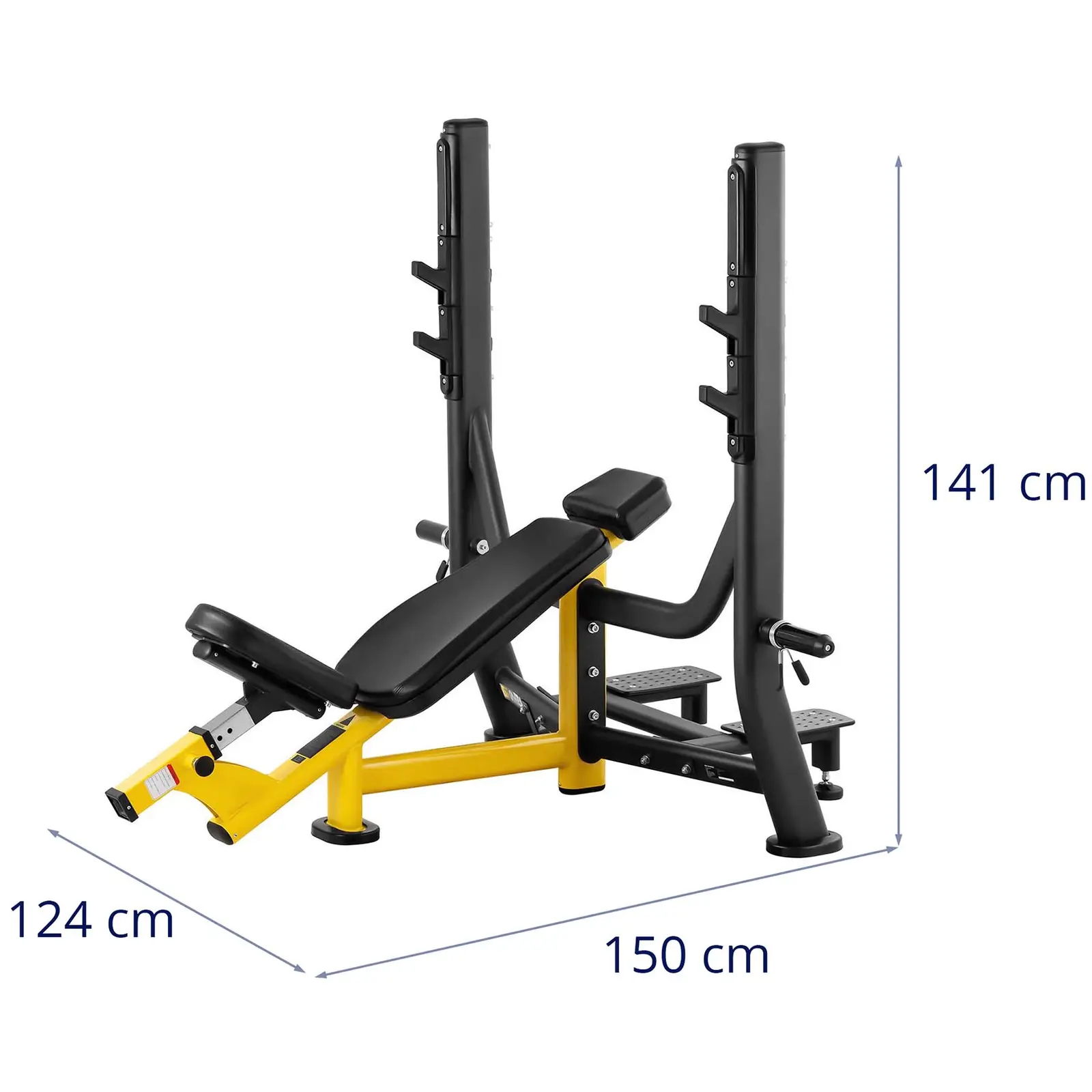 Šikmá posilovací lavice - 135 kg (Hmotnost: 87 kg)