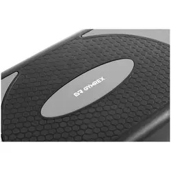 Steppbrett - höhenverstellbar - 100 kg - schwarz/grau