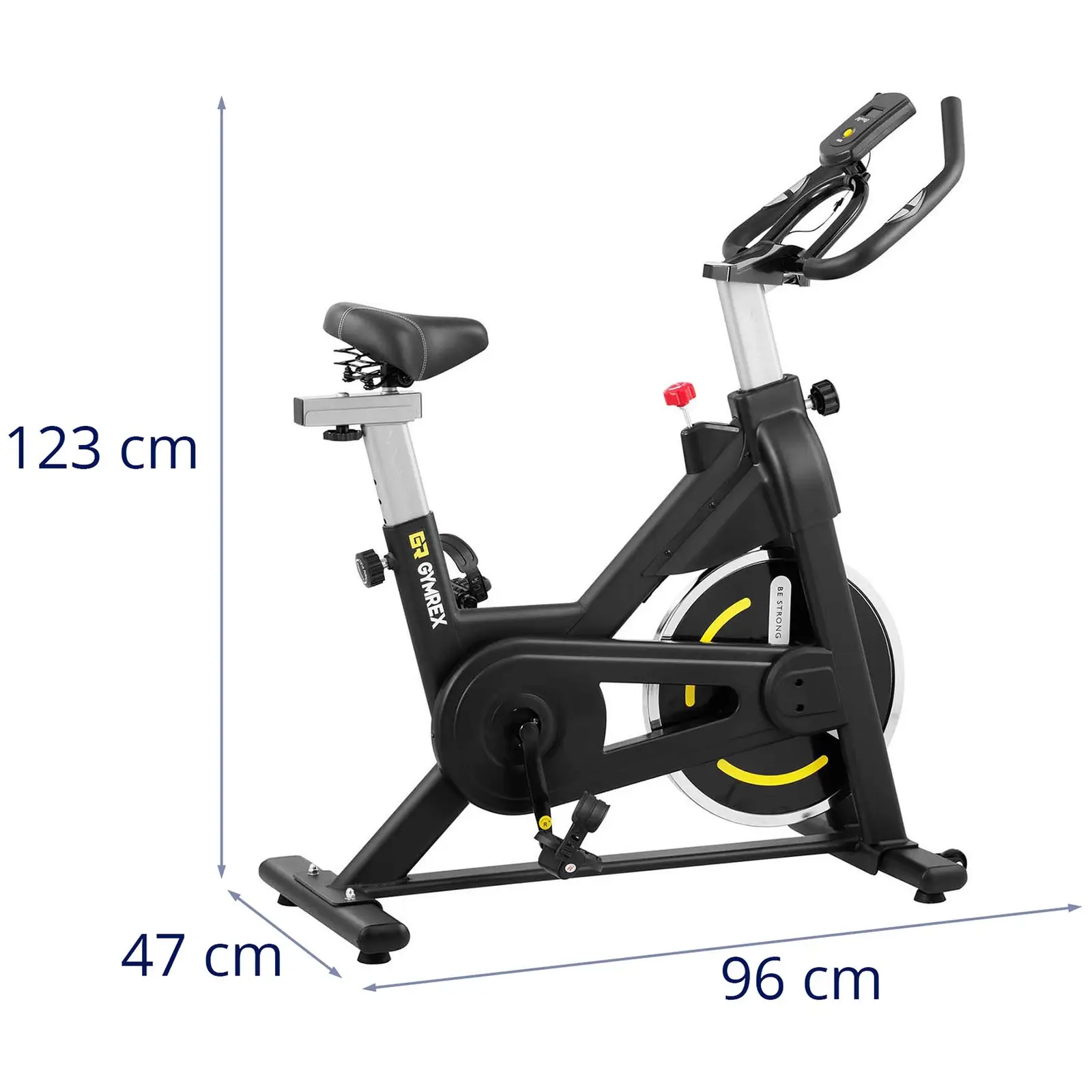 Factory second Stationary Bike - flywheel 8 kg - loadable up to 100 kg - LCD