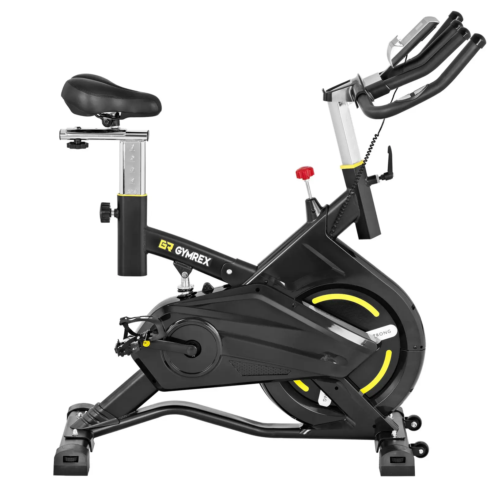 Stationary Bike - flywheel 13 kg - loadable up to 100 kg - LCD