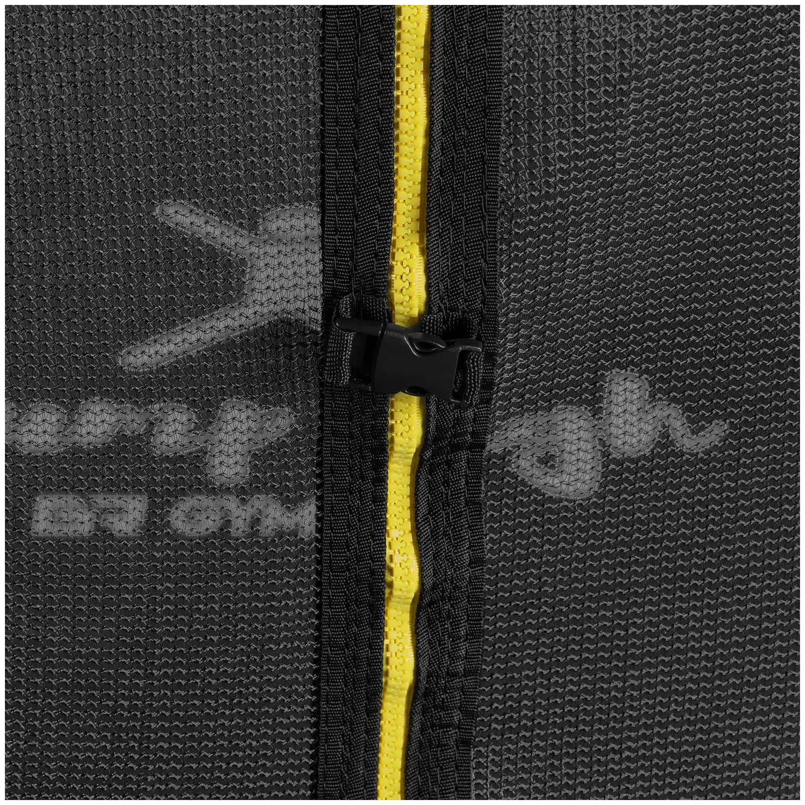 Záhradní trampolína – Ø 305 x 180 cm – 100 kg – síťovina – černá/šedá (Rozměry [cm]: Ø 305 x 180)