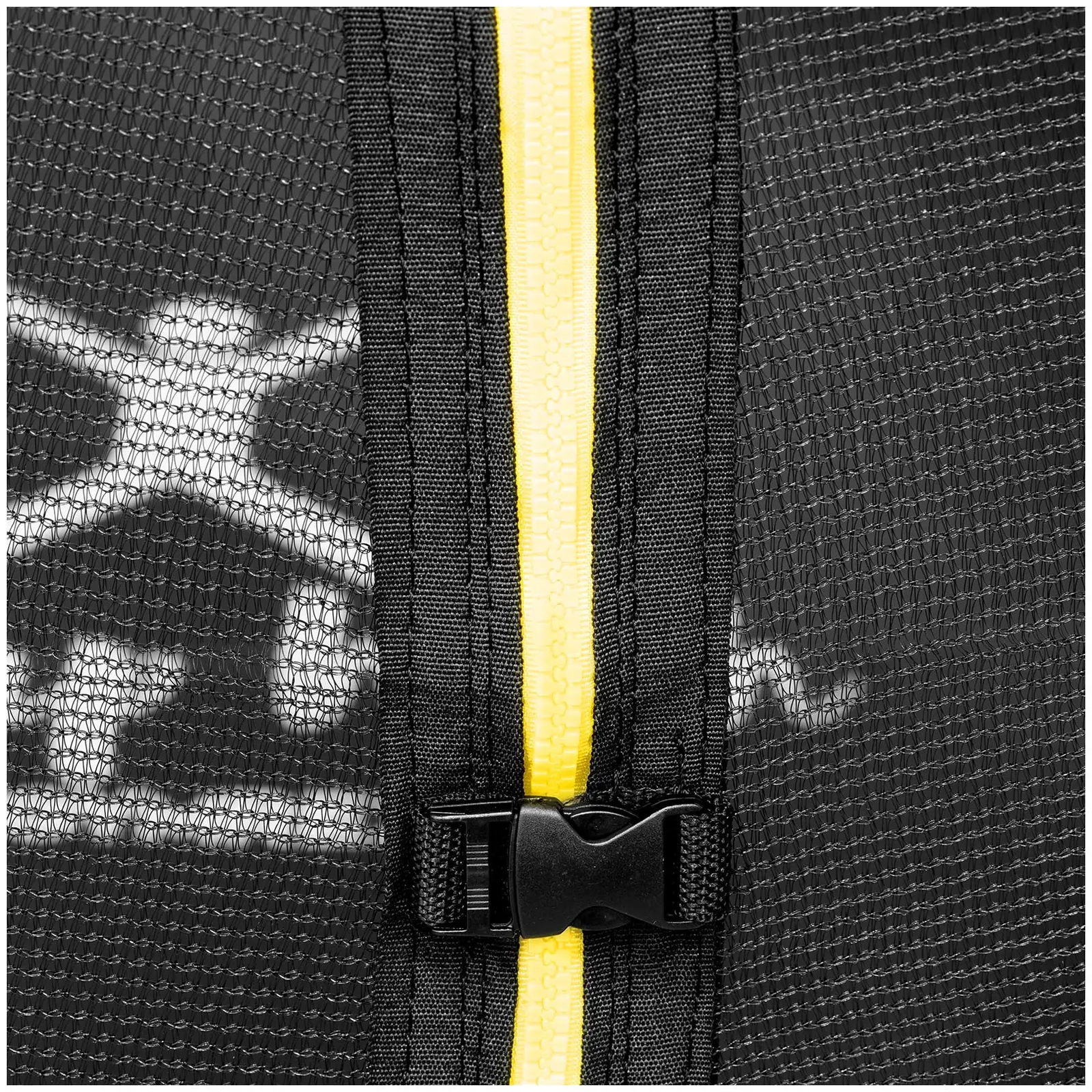 Trampoline de jardin - Ø 244 x 180 cm - 80 kg - Filet de sécurité - Noir/gris (Dimensions [cm]: Ø 244 x 180)