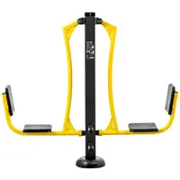 Outdorový fitness přístroj leg press - do 130 kg - ocel