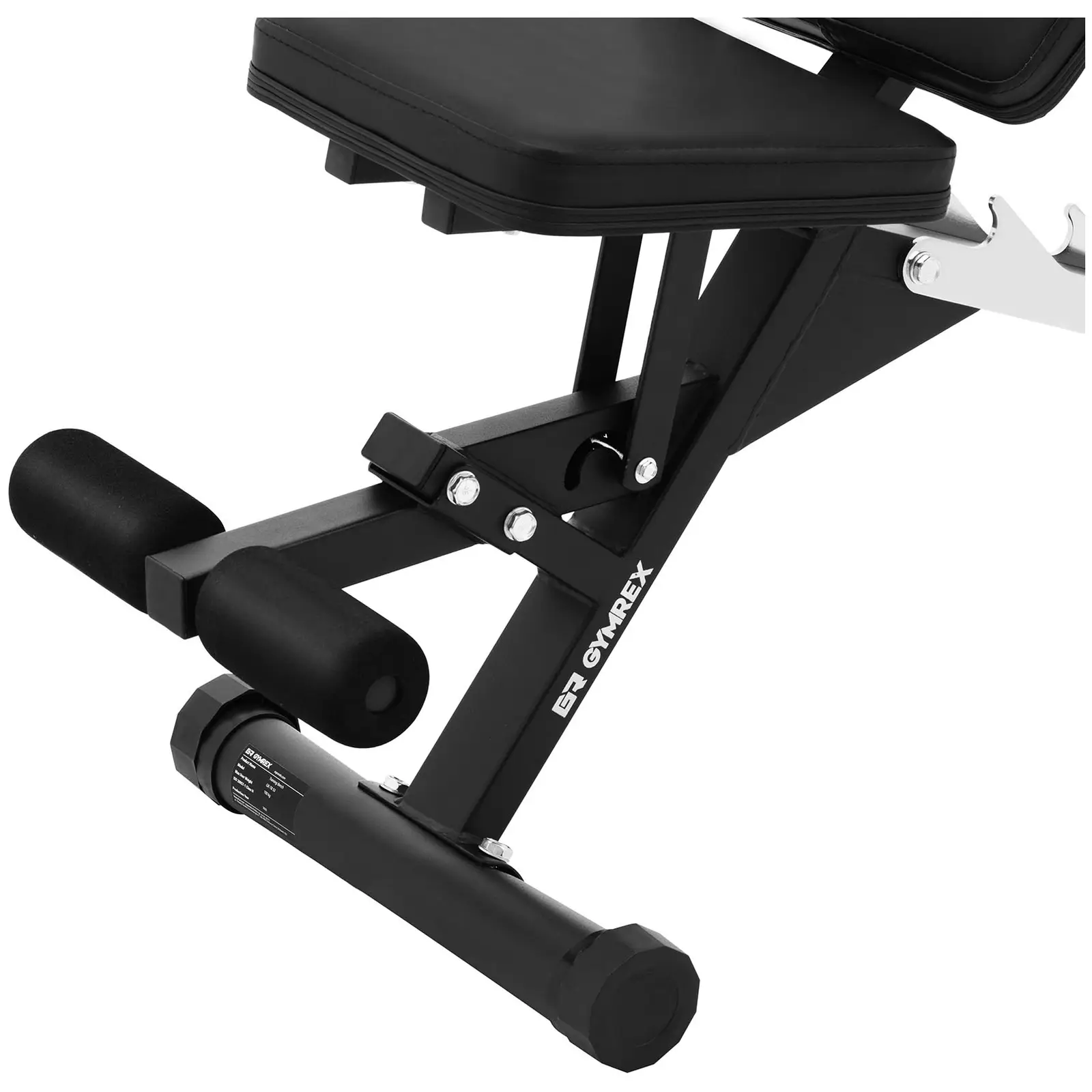 Banc de musculation - capacité de charge jusqu'à 100 kg - réglable - inclinaison de 90 - 180 °