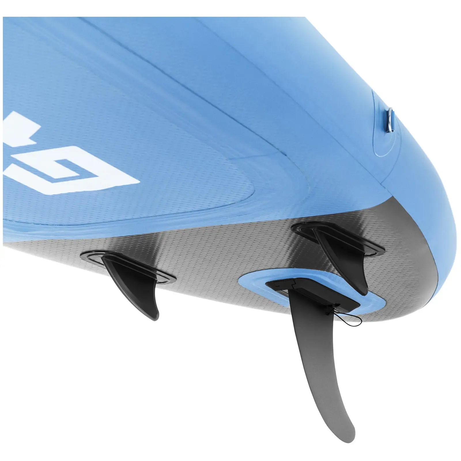 Stand Up Paddleboard - nafukovací - 105 kg - světle modrý - dvoukomorový - 302 x 81 x 38 cm (Materiál: PVC)
