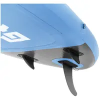 Tabla SUP - hinchable - 105 kg - azul claro - doble cámara - 302 x 81 x 38 cm
