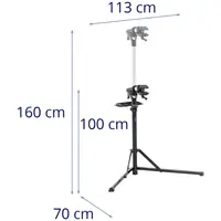 Cykel-mekställ - 1000–1600 mm - Hopfällbart - Upp till 25 kg - 2 ben
