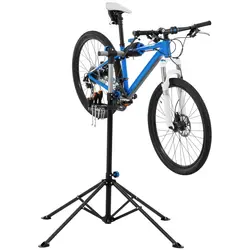 Pied d'atelier vélo - 1080 - 1900 mm - pliable - jusqu'à 25 kg - Vis de serrage