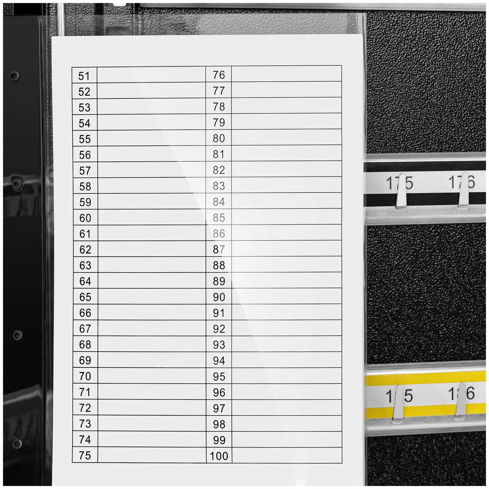 Key Cabinet - for 200 keys - incl. key tags