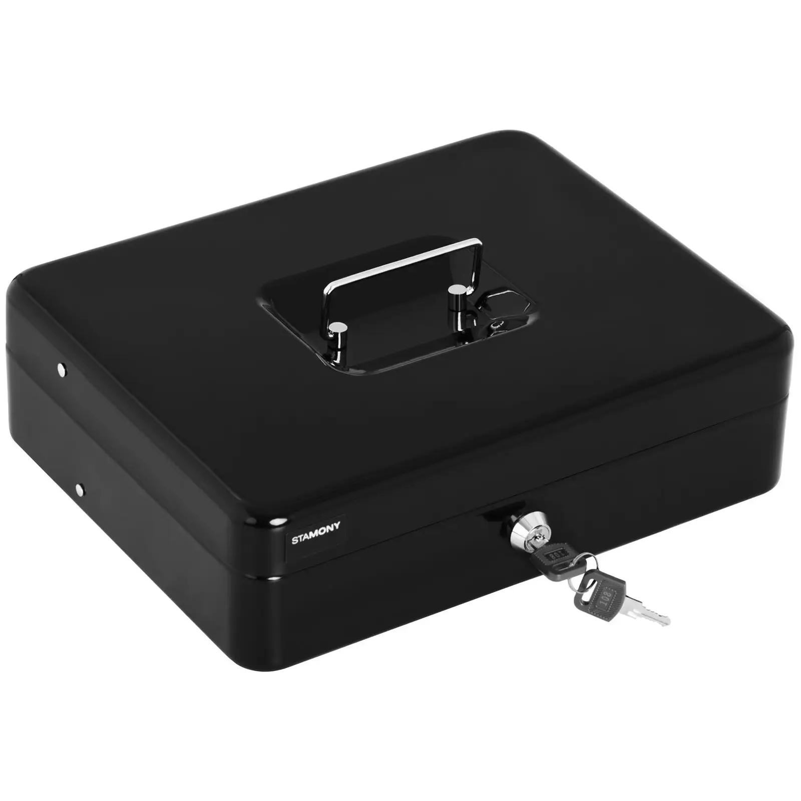 Cash Box - lockable - handle