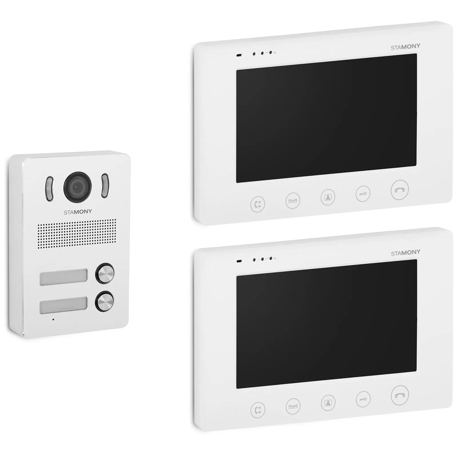 Dveřní videotelefon - 2 monitory - displej 17,8 cm