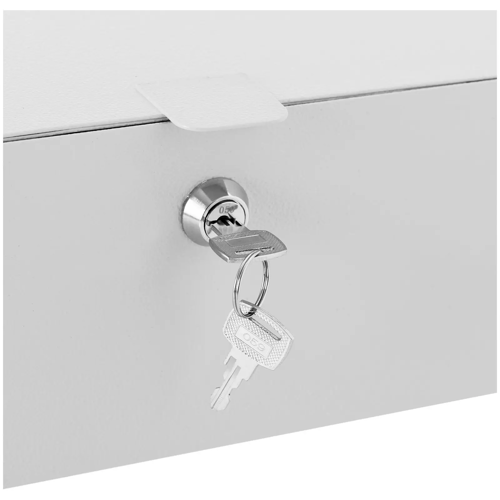 Coffre-fort document - 350 x 320 x 110 mm - Format A4 (Couleur(s): Blanc)