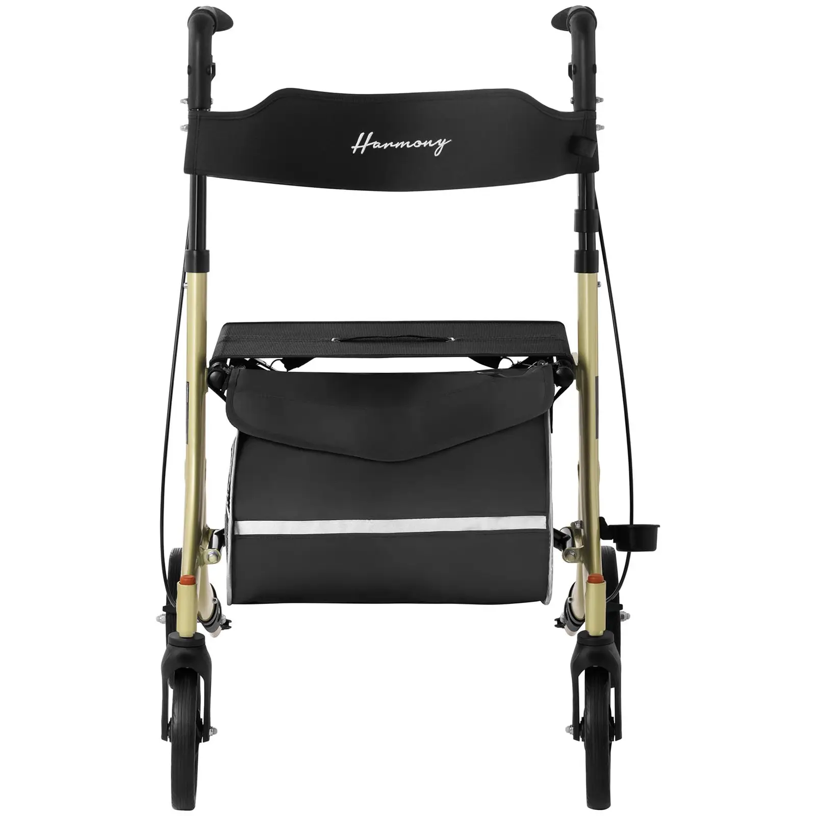 Deambulatore rollator harmony - champagne - 136 kg