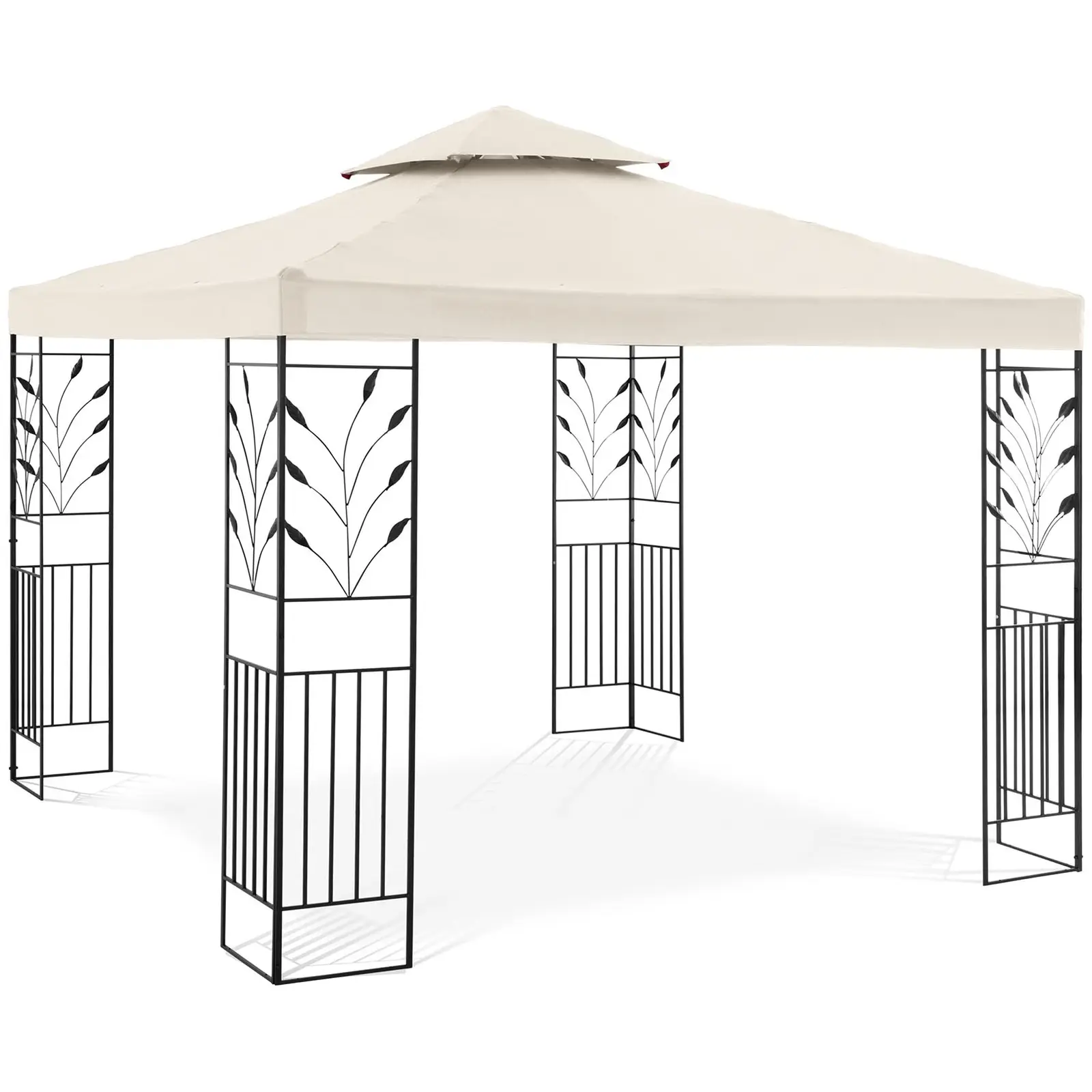 Gartenpavillon - 3 x 3 m - 180 g/m² - creme