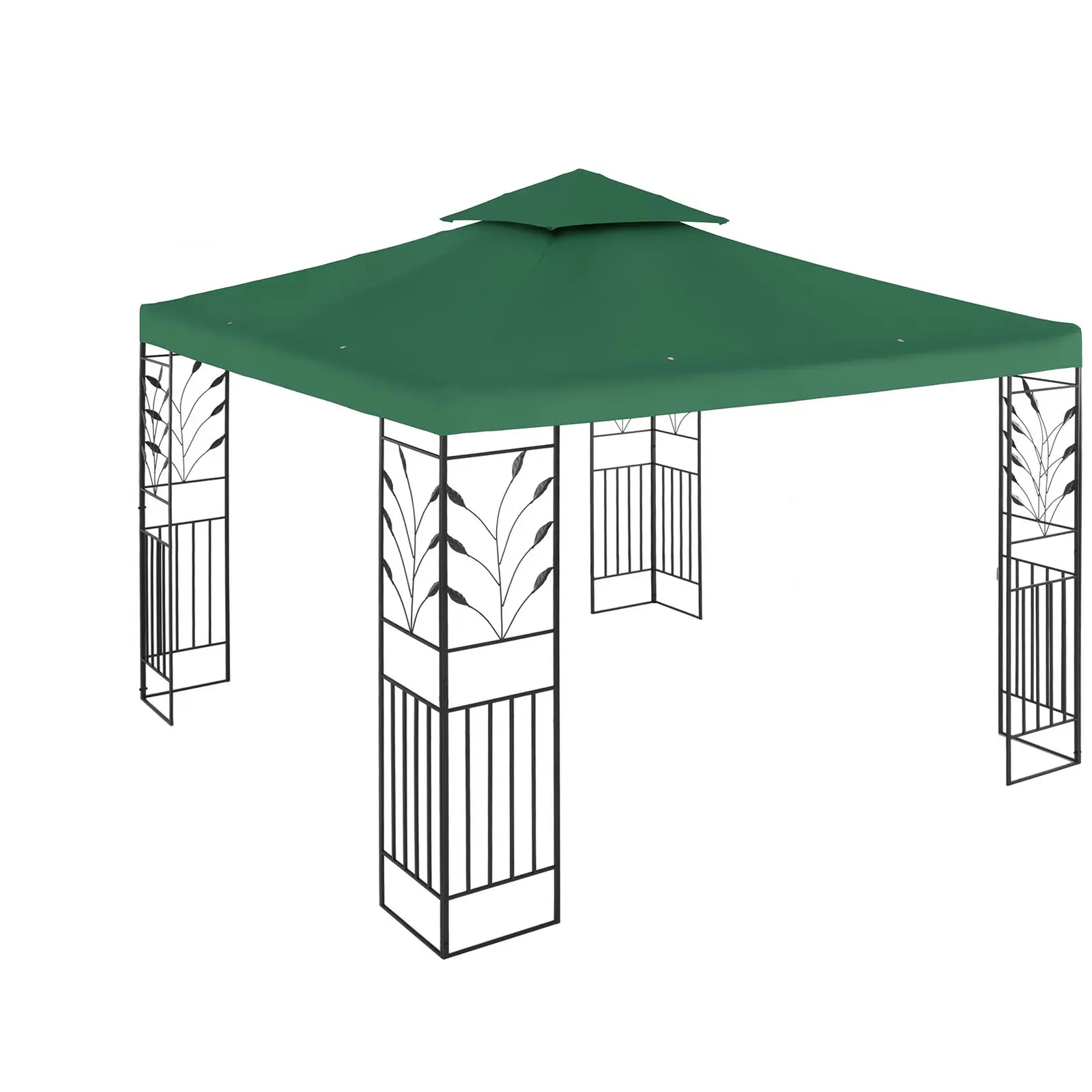 Zahradní altán - 3 x 3 m - 180 g/m² - tmavozelený