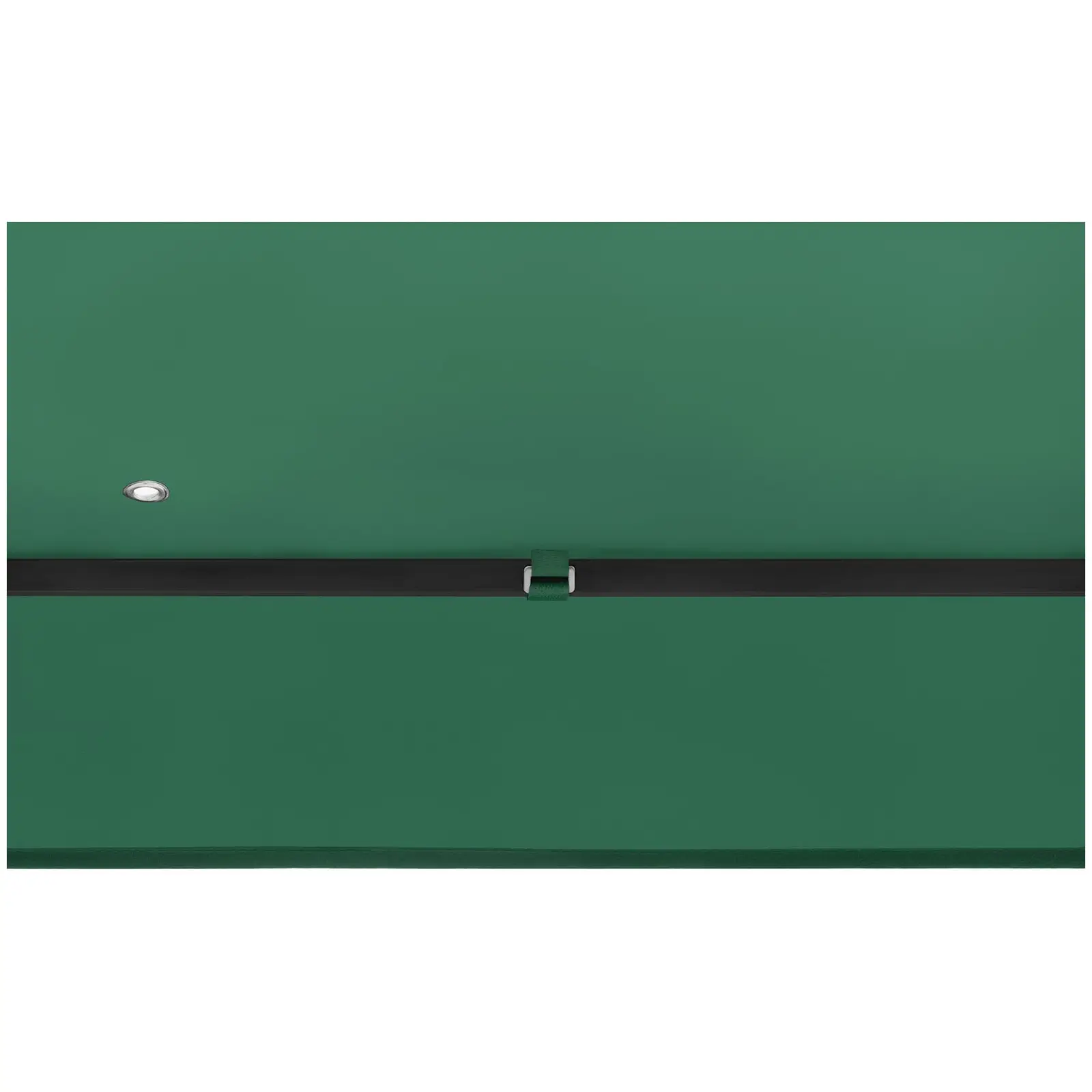 Pérgola de metal - 3 x 3 m - 180 g/m² - verde oscuro